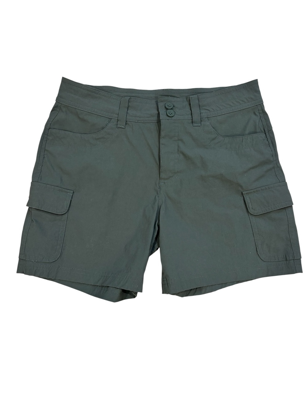 Eddie Bauer Summer Trail Shorts Womens Size 6 Green Hiking Shorts
